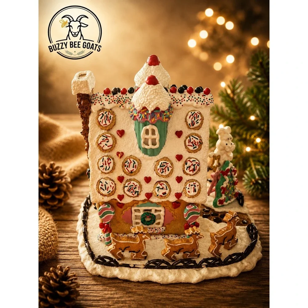 CHRISTMAS Pillsbury dough boy  CERAMIC LED LIGHTED VILLAGE House